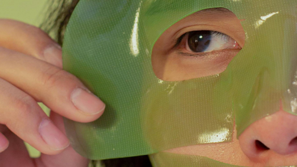 green sheet mask